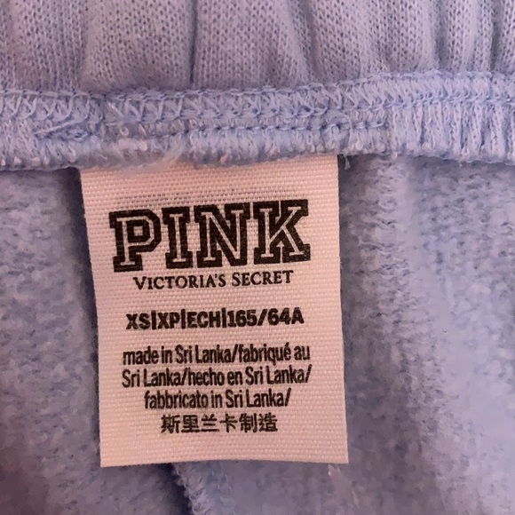 PINK Victoria’s Secret Baby Blue Sweatpants - Picture 3 of 3